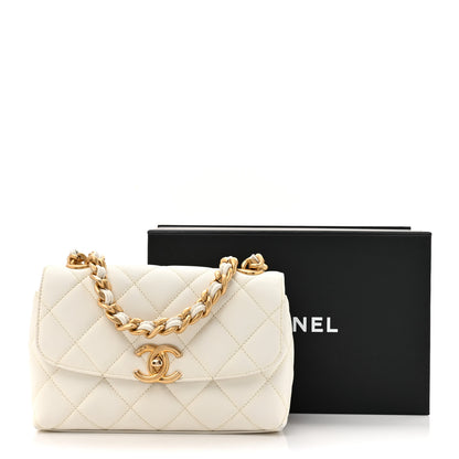 Chanel Caviar Quilted Small Flap White 17 of 17