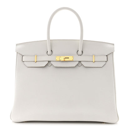 Hermes Togo Birkin 35 Gris Pale 1 of 11