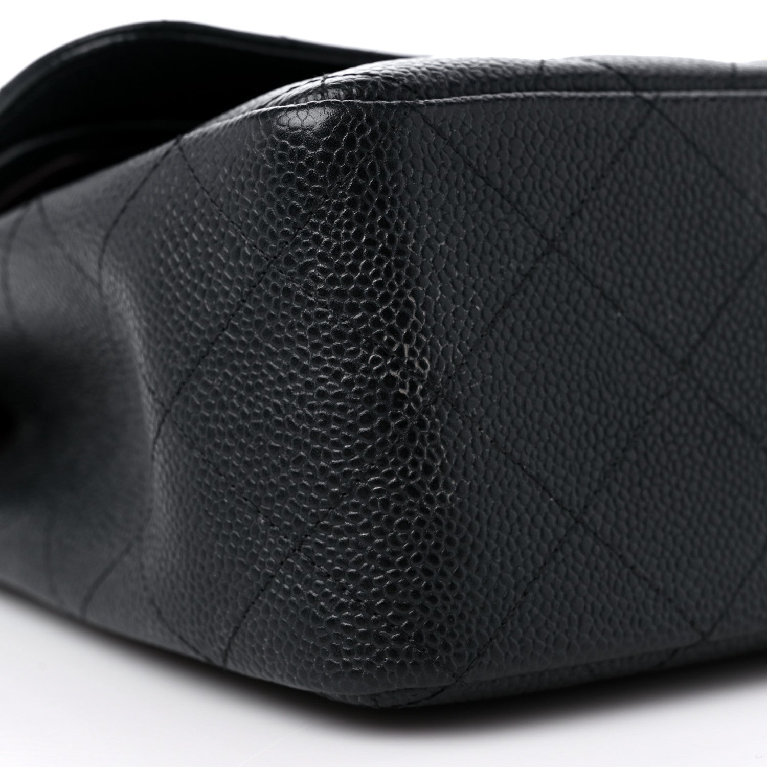 Chanel Caviar Quilted Jumbo Double Flap Black 8 of 9