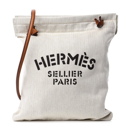 Hermes Canvas Swift Aline Grooming Bag Gold 1 of 9