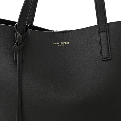Saint Laurent Calfskin Large Shopping Tote Black 9 of 11