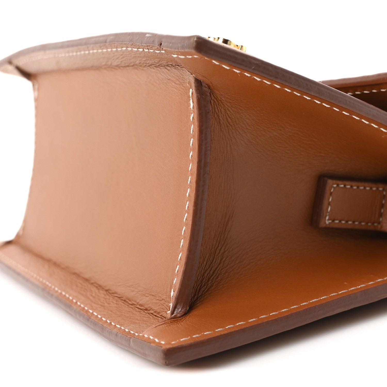 Jacquemus Smooth Calfskin Le Chiquito Boucle Moyen Brown 8 of 8