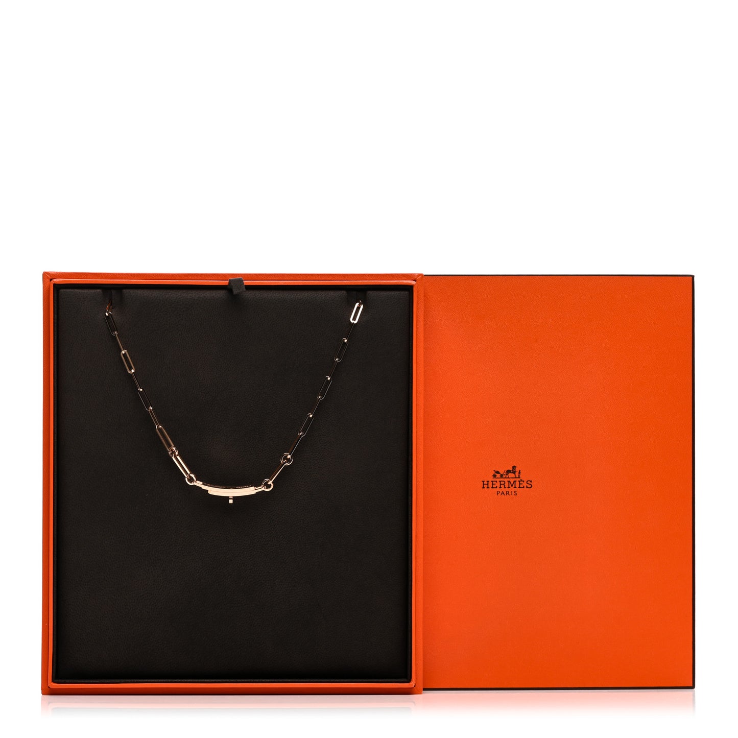 18K Rose Gold Diamond Pave Kelly Chaine Choker Necklace