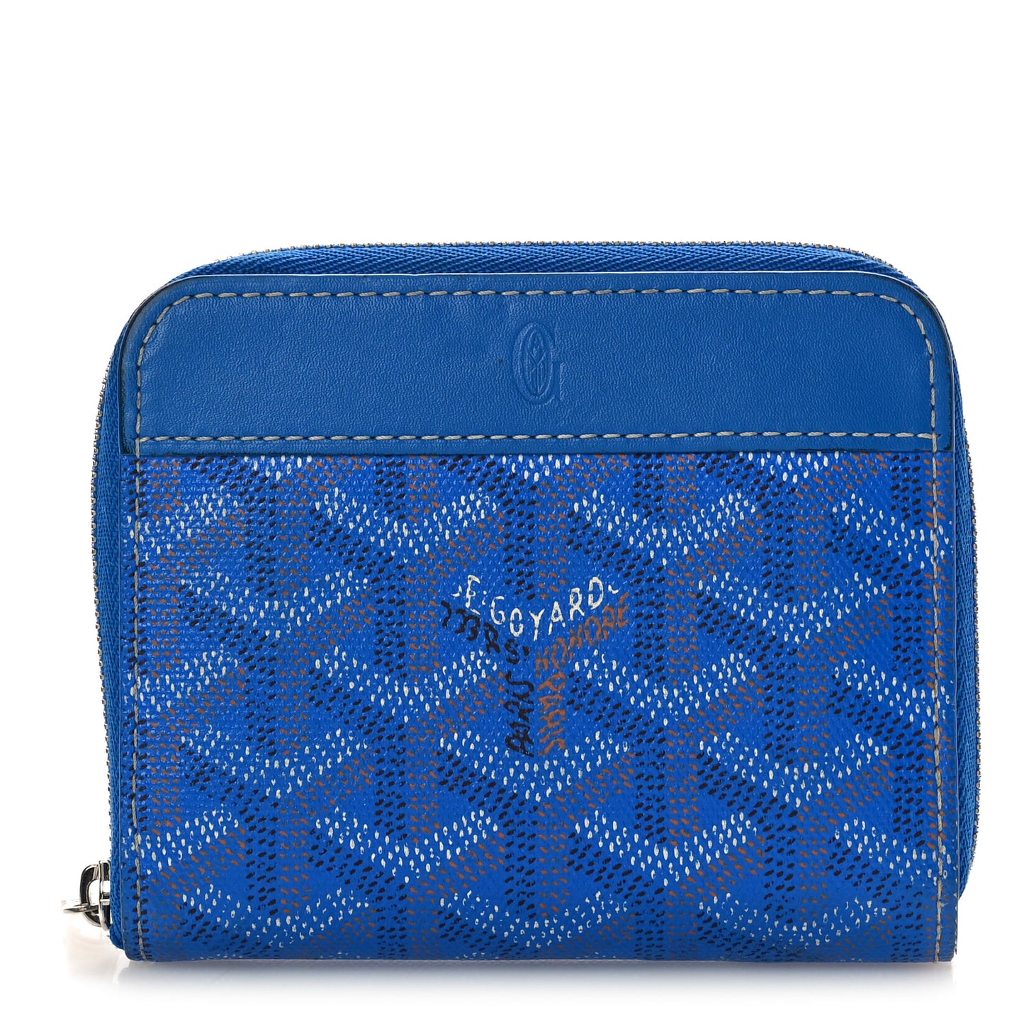 Goyardine Matignon PM Wallet Blue