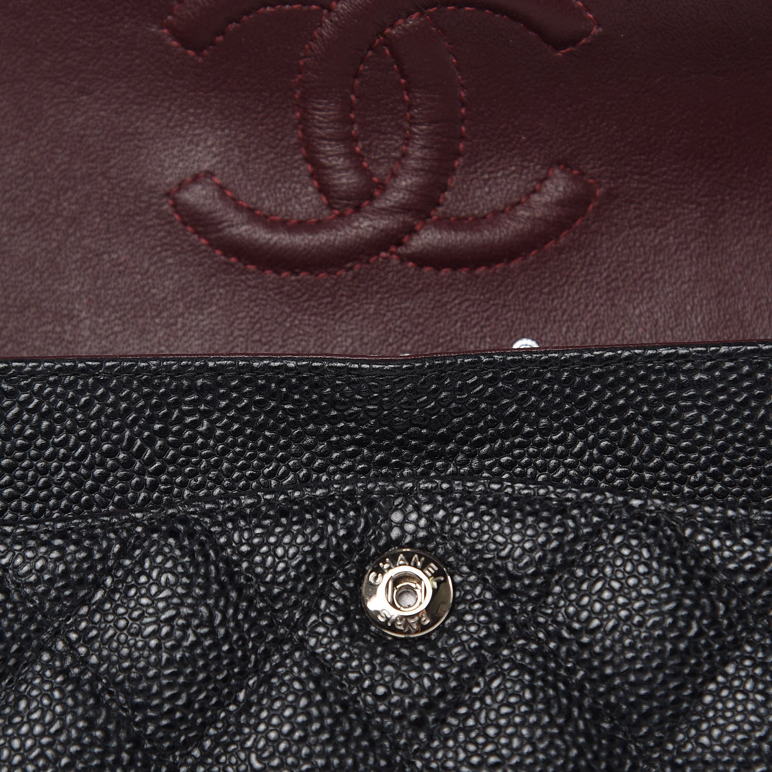 Chanel Caviar Quilted Small Double Flap Black 11 of 14