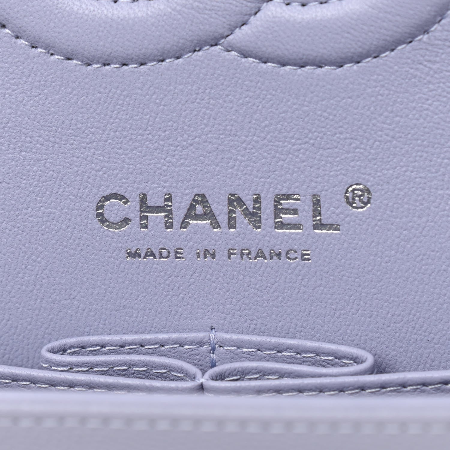 Chanel Caviar Quilted Medium Double Flap Light Purple 6 of 9