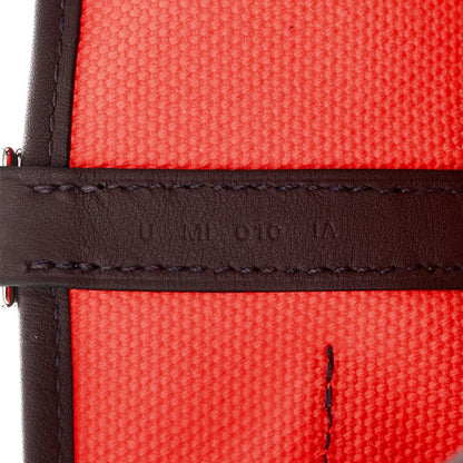 Hermes Toile Goeland Swift Cargo Picotin Lock 18 Rouge Sellier Rose Texas 6 of 10