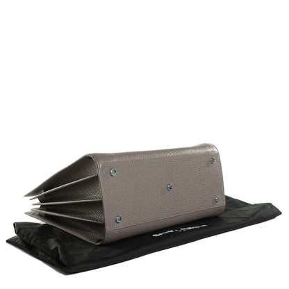 Saint Laurent Grained Calfskin Small Sac De Jour Fog 4 of 9