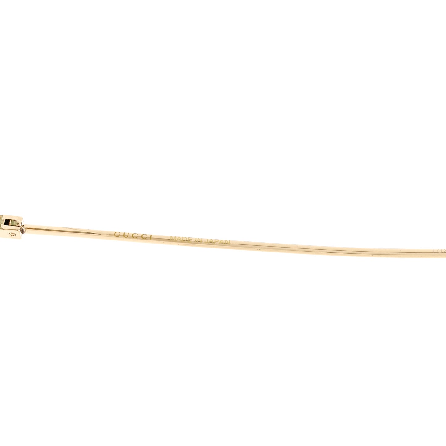 Square Frame Oversized Sunglasses GG1033S Gold Orange