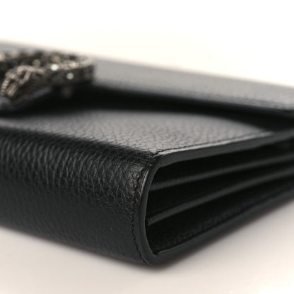 Gucci Calfskin Mini Dionysus Chain Wallet Black 8 of 8