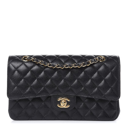 Chanel Caviar Quilted Medium Double Flap Black 1 of 10