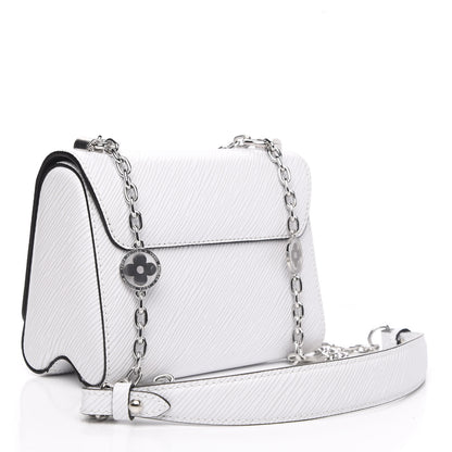 Louis Vuitton Epi Flower Jewels Twist Shoulder Bag PM White 3 of 8