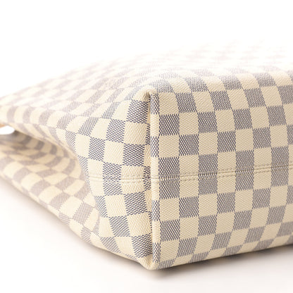 Louis Vuitton Damier Azur Graceful MM Rose Ballerine 6 of 12