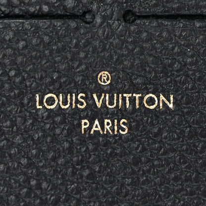 Louis Vuitton Calfskin Felicie Chain Wallet Card Holder Insert Black 6 of 6