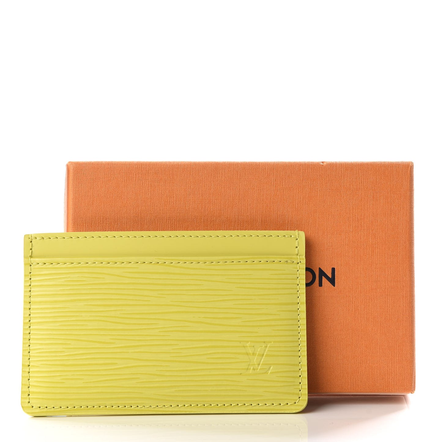 Epi Card Holder Vert Acide