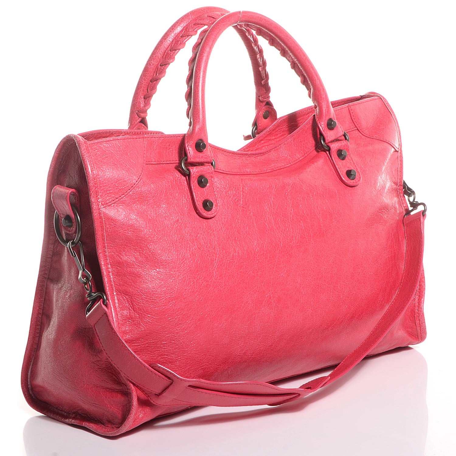 Balenciaga Agneau Classic Hardware City Rose Thulian 9 of 21
