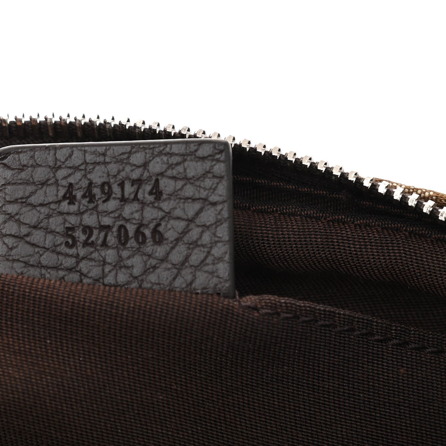 Gucci Monogram Belt Bag Dark Brown 7 of 10