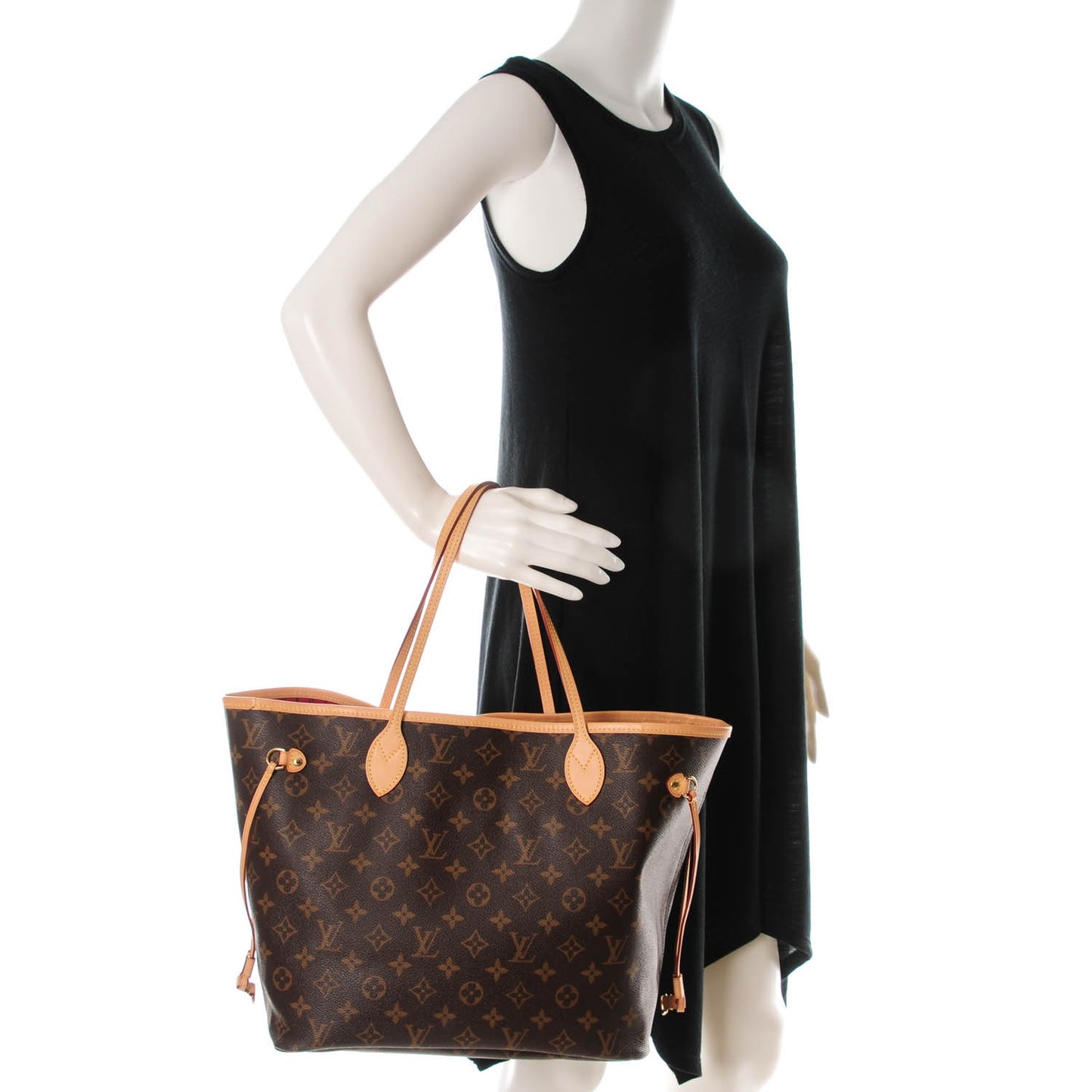 Monogram Neverfull MM Pivoine