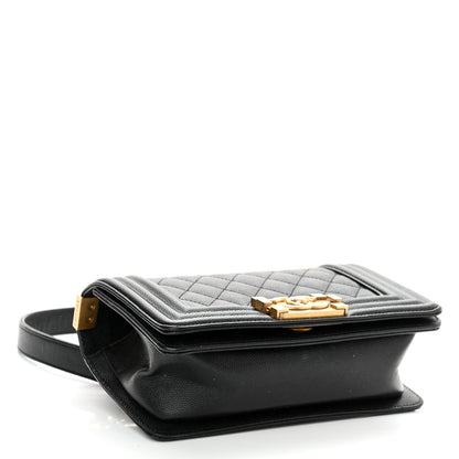 Chanel Caviar Quilted Small Boy Flap Black 4 of 13