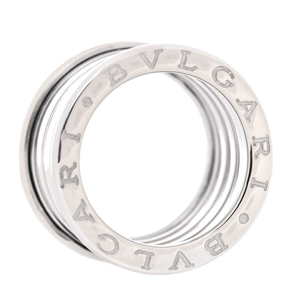 Bulgari 18K White Gold B.Zero1 Four-Band Ring 49 5 4 of 6