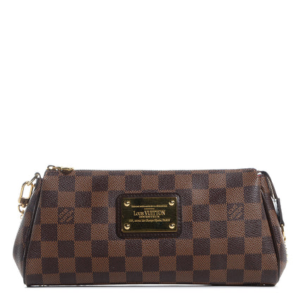 Louis Vuitton Damier Ebene Eva Clutch 1 of 8