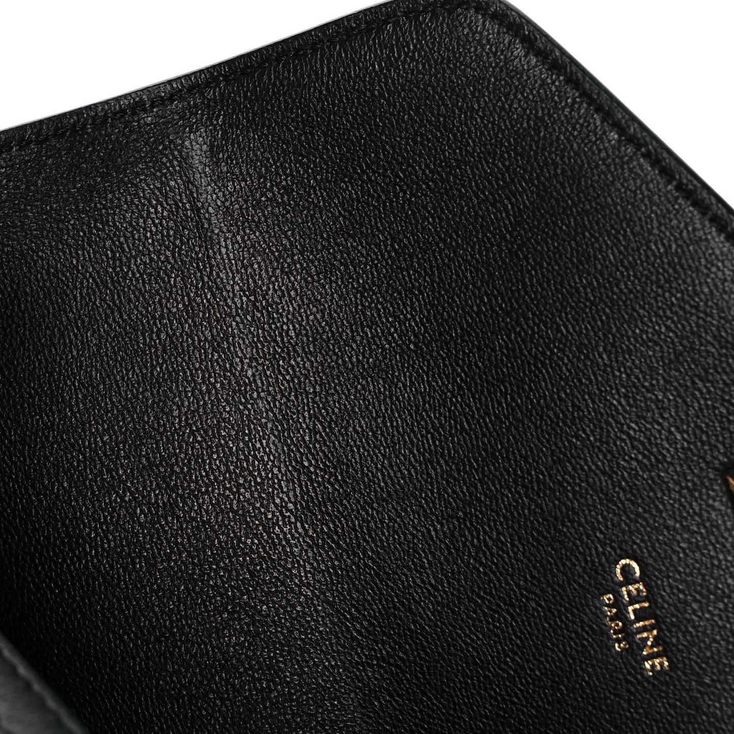 Shiny Calfskin Small Pampille C Bag Black