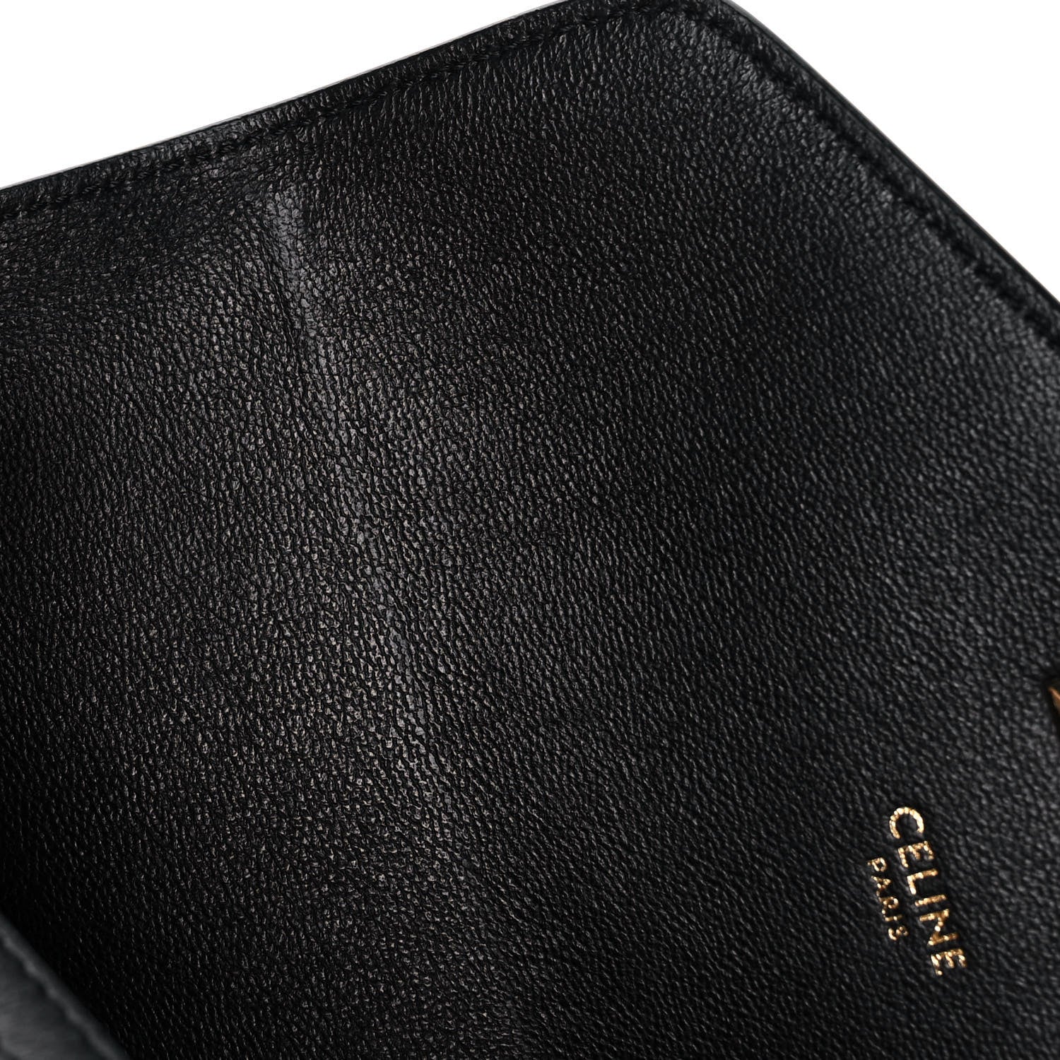 Celine Shiny Calfskin Small Pampille C Bag Black 12 of 12