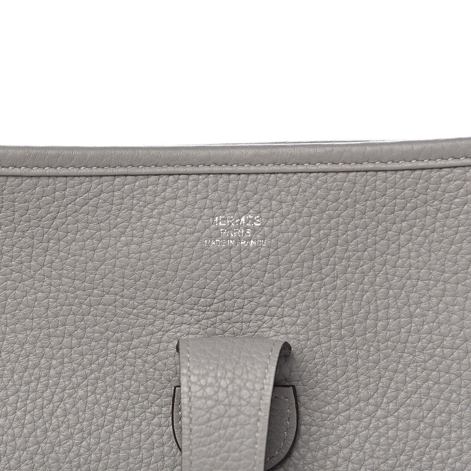 Hermes Taurillon Clemence Evelyne III GM Gris Mouette 6 of 13