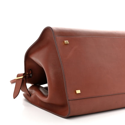 The Row Polished Saddle Calfskin Soft Margaux 15 Cognac 8 of 18