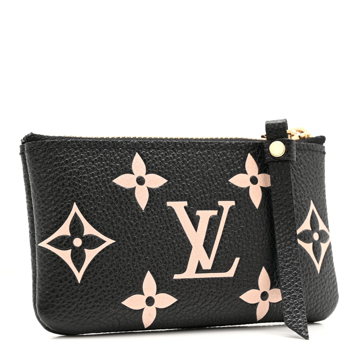 Louis Vuitton Empreinte Monogram Giant Key Pouch Black Beige 3 of 9