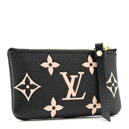 Louis Vuitton Empreinte Monogram Giant Key Pouch Black Beige 3 of 9