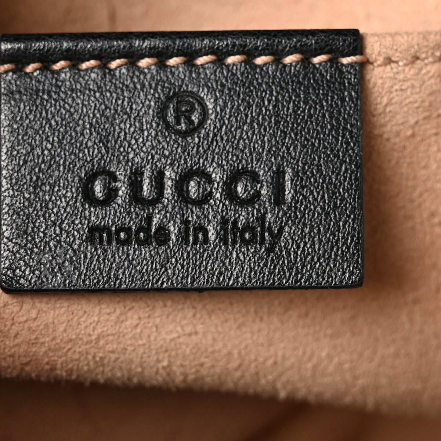 Calfskin Matelasse Mini GG Marmont Chain Shoulder Bag Black