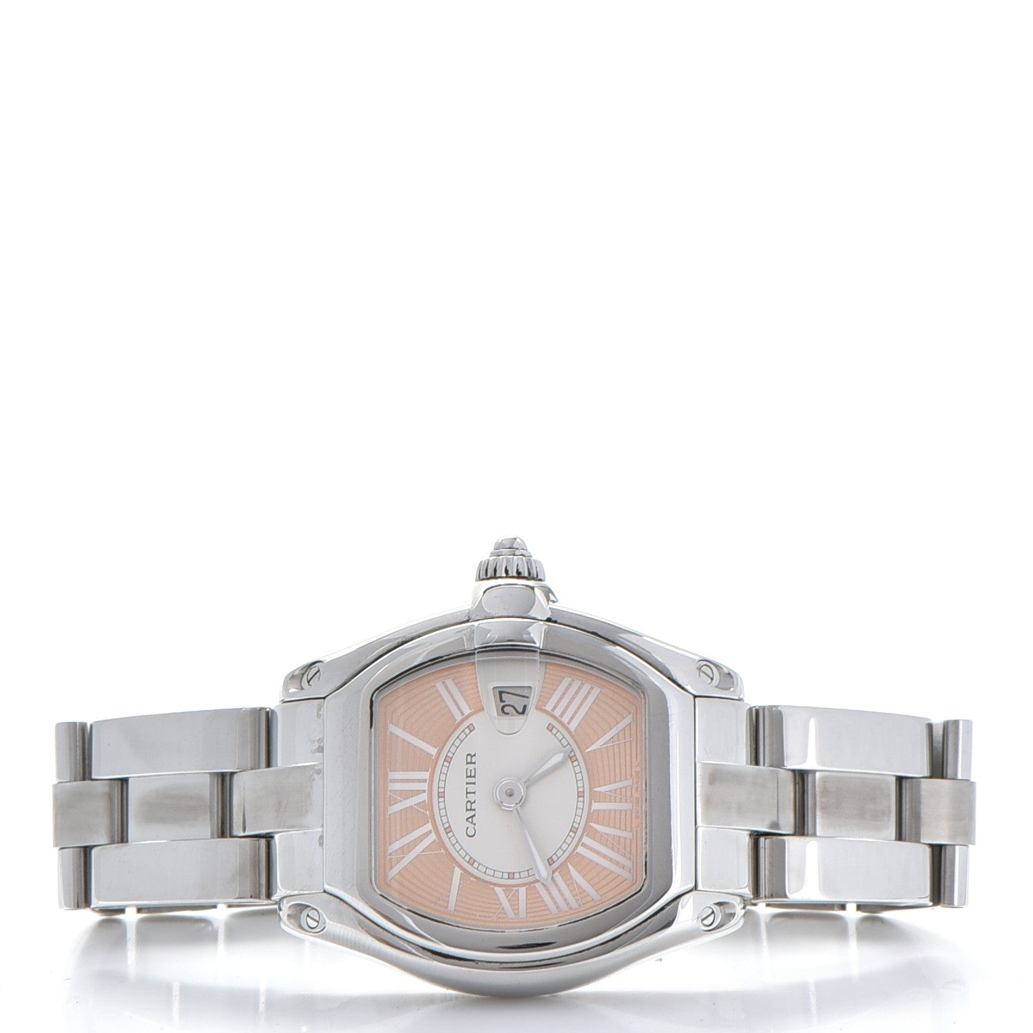Cartier Stainless Steel 31mm Roadster Quartz Watch Pink 3 of 8