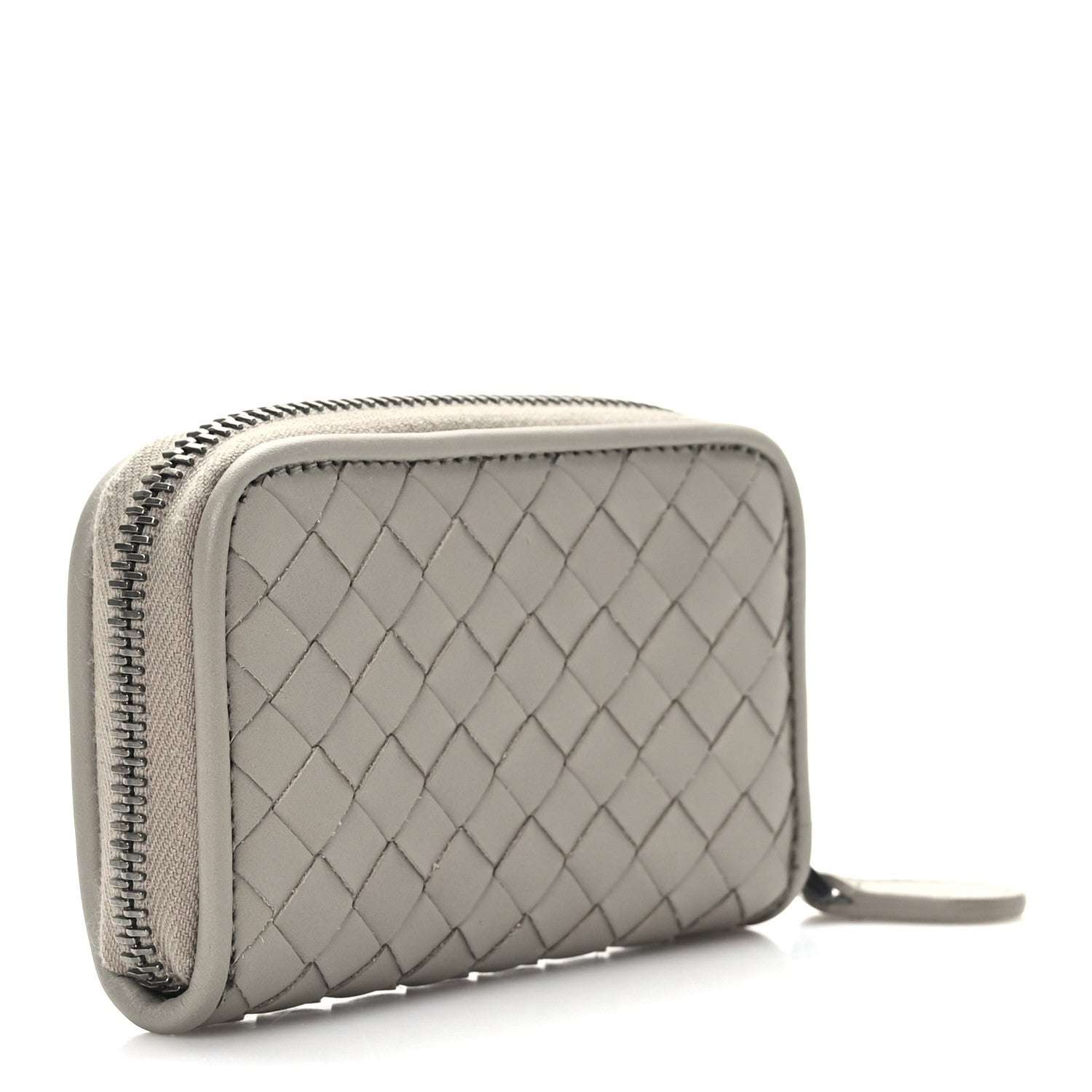 Bottega Veneta Nappa Intrecciato Zip Wallet Fume 3 of 7