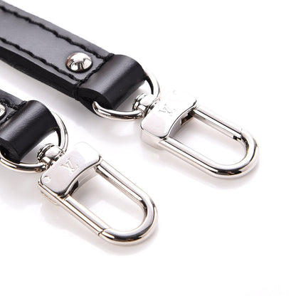 Louis Vuitton Calfskin Alma BB Shoulder Strap Black 3 of 3
