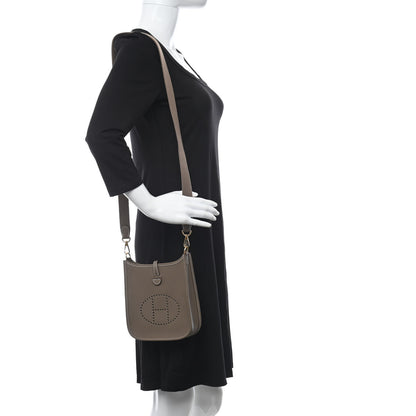 Hermes Taurillon Clemence Evelyne TPM Etoupe 2 of 11