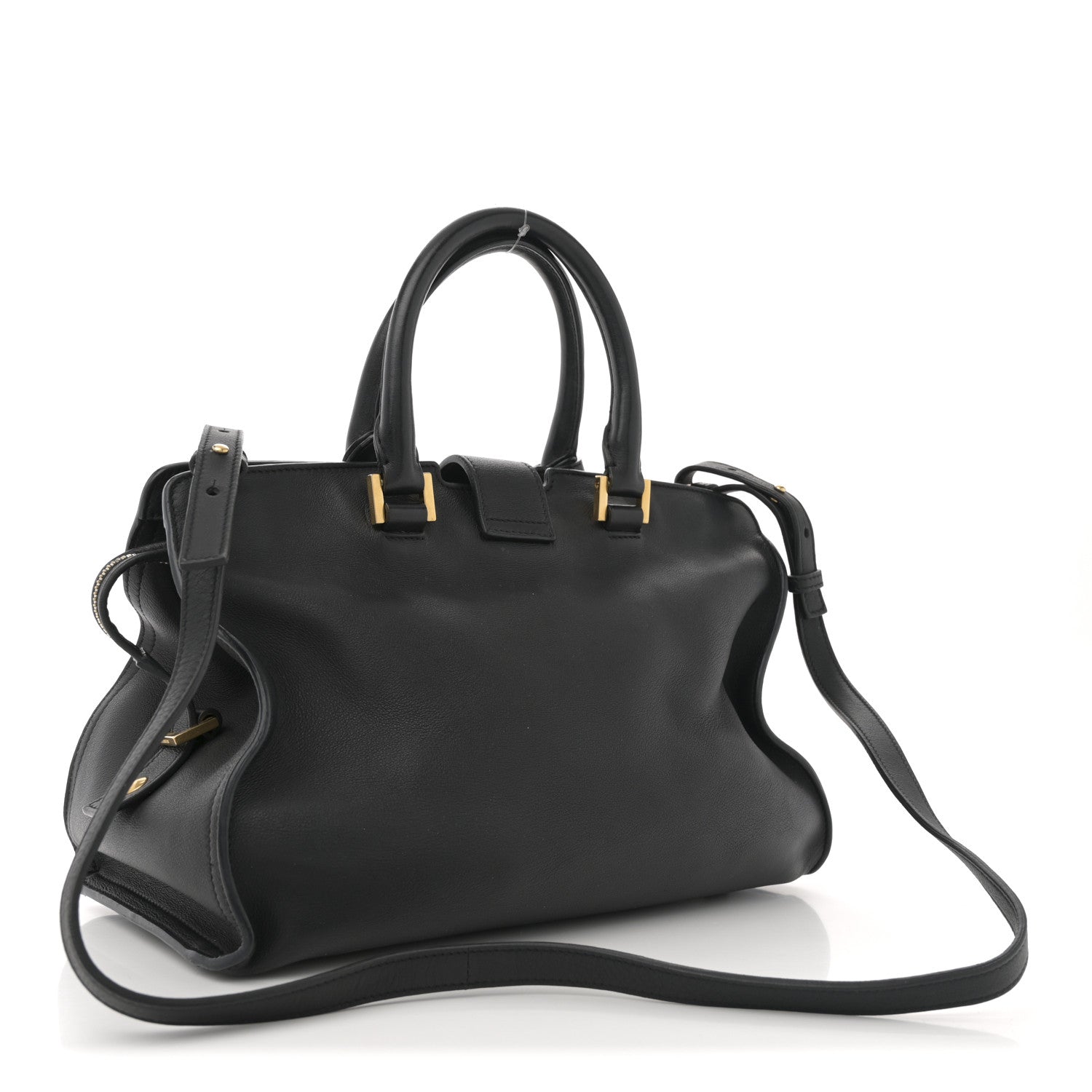 Saint Laurent Calfskin Small Monogram Cabas Black 5 of 25