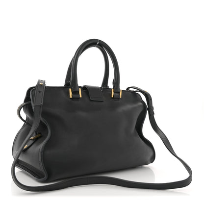 Saint Laurent Calfskin Small Monogram Cabas Black 5 of 25