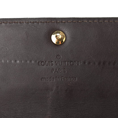 Louis Vuitton Vernis Rayures Sarah Wallet Amarante 6 of 11