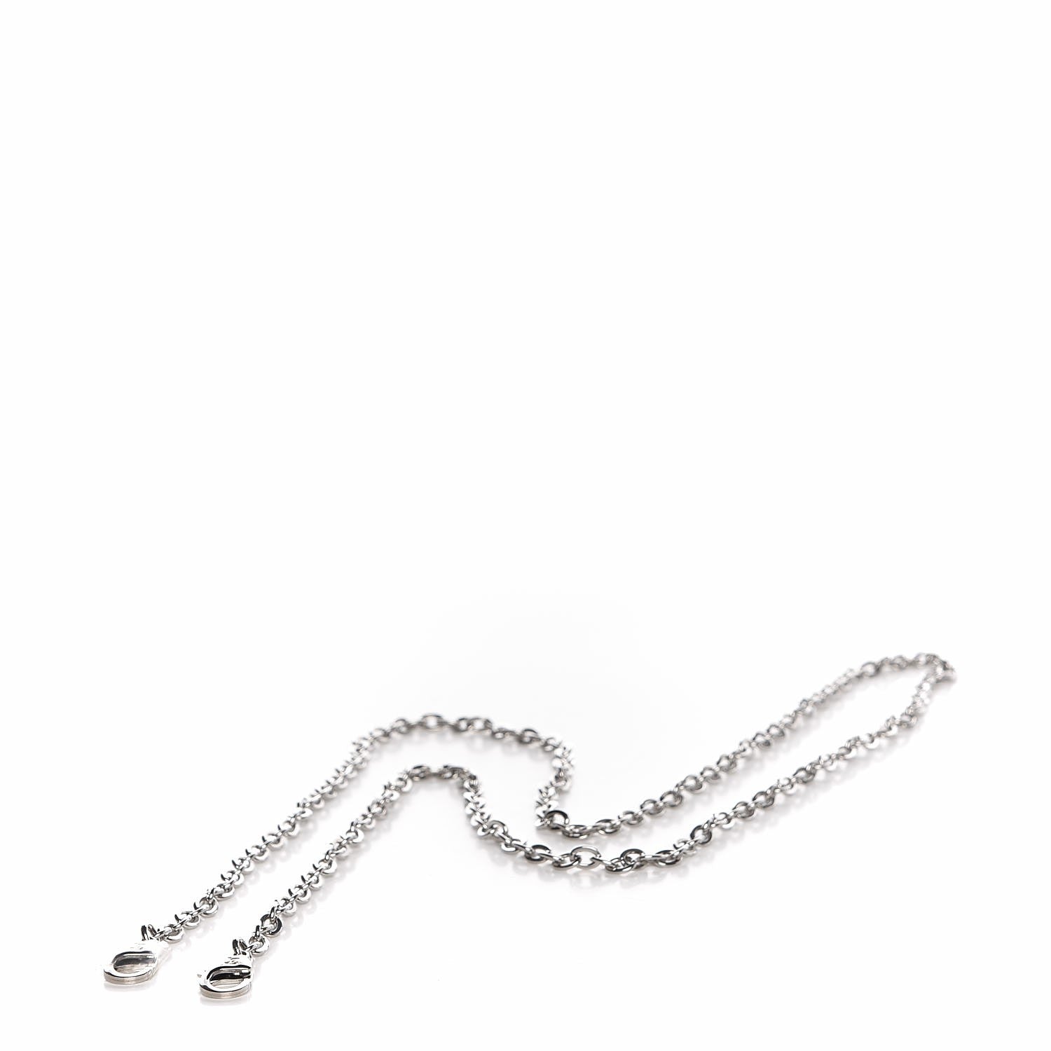 Louis Vuitton Felicie Chain Long Shoulder Strap Silver 2 of 3