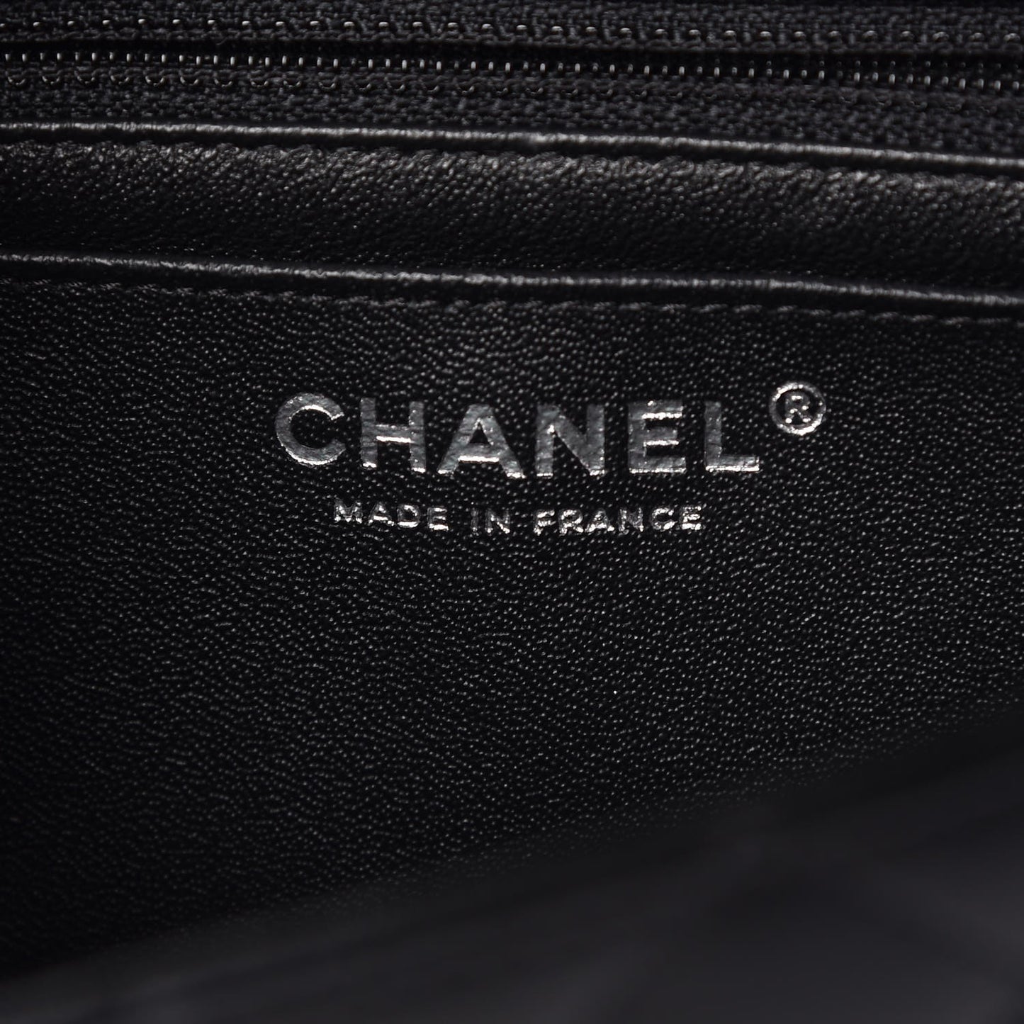 Lambskin Quilted Mini Rectangular Flap Black