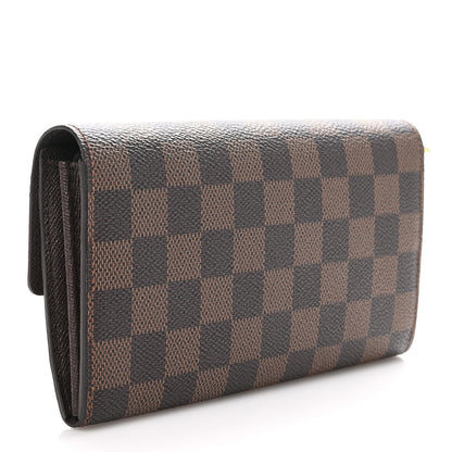 Louis Vuitton Damier Ebene Sarah Wallet 3 of 9