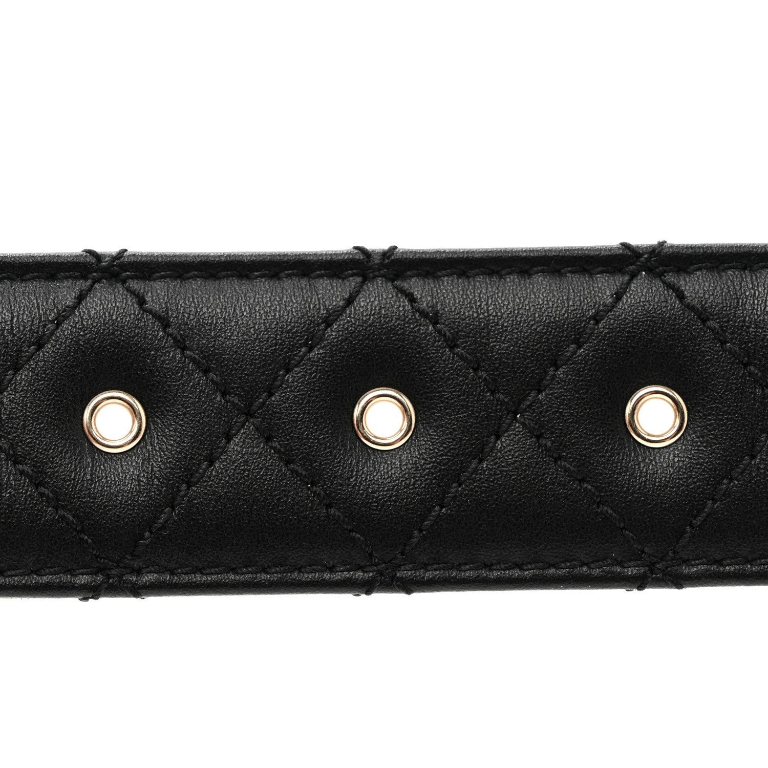 Chanel Calfskin Quilted CC Chain Belt 85 34 Black 7 of 8