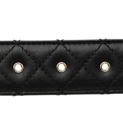 Chanel Calfskin Quilted CC Chain Belt 85 34 Black 7 of 8