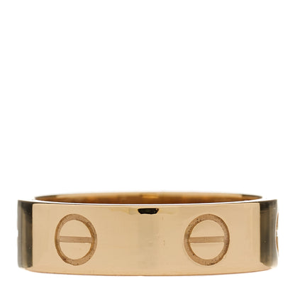 Cartier 18K Yellow Gold 5.5mm LOVE Ring 56 7.5 3 of 4