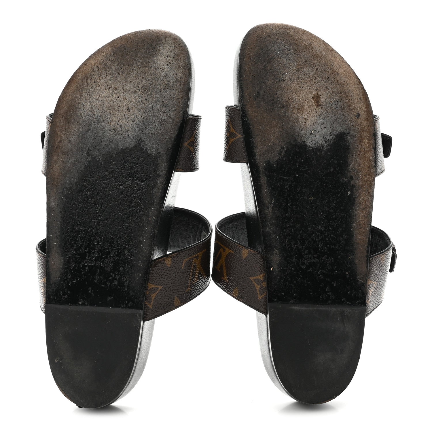 Louis Vuitton Monogram Bom Dia Mule Sandals 40 Black 6 of 8