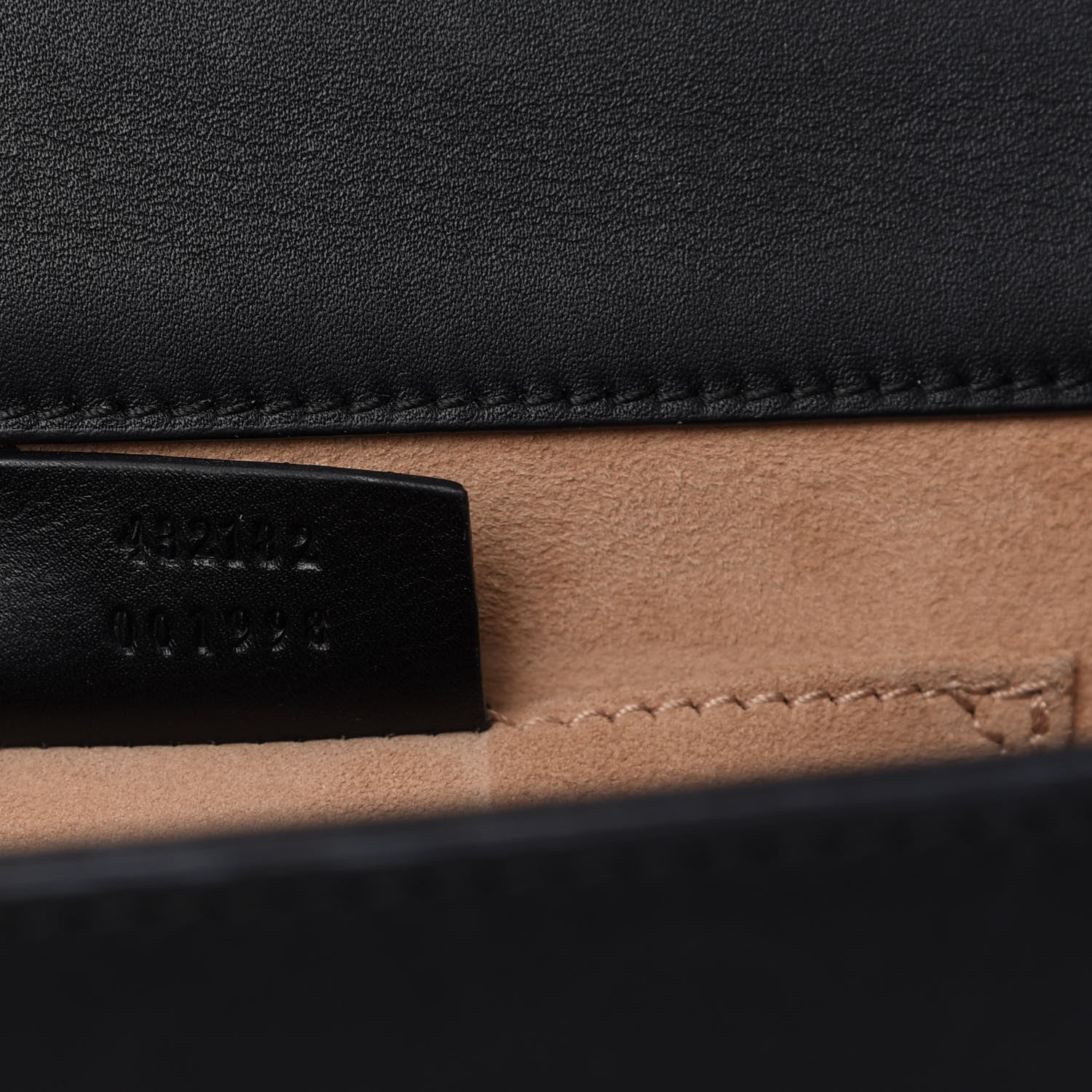 Gucci Calfskin Studded Small Padlock Shoulder Bag Black 9 of 9