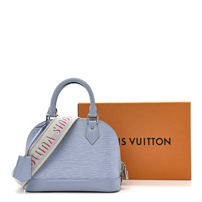 Louis Vuitton Epi Jacquard Alma BB Cloud Blue 12 of 12