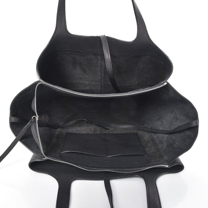 Celine Baby Grained Calfskin Tri-Fold Bag Black 5 of 9