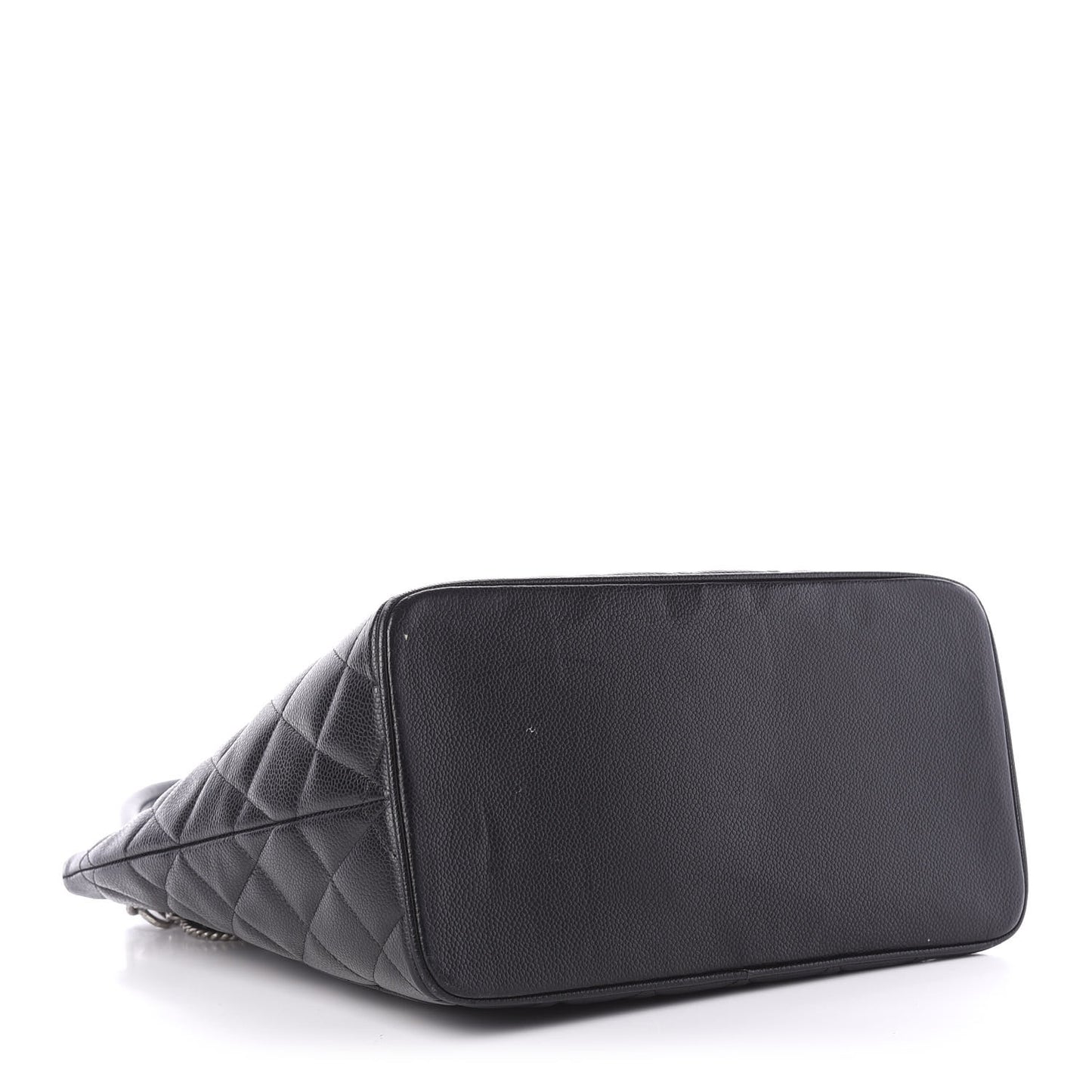 Caviar Quilted Medallion Tote Black